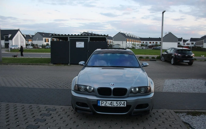 BMW M3 cena 105999 przebieg: 212000, rok produkcji 2003 z Swarzędz małe 407